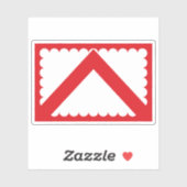 ベルギー・コルトライク国旗 シール (シート)