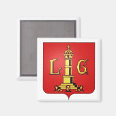 ベルギー,コートオブリエージュ マグネット (正面/裏面)