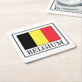 ベルギー スクエアペーパーコースター (アングル)