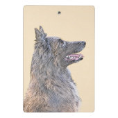 ベルギー·テルヴ絵画ュレンズ-かわいいオリジナル·ドッグアート ミニクリップボード (裏面)