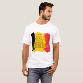 ベルギー – ディブラバンソンヌ Tシャツ (正面フル)