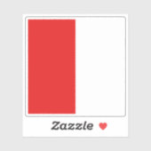 ベルギー・トルナイ国旗 シール (シート)