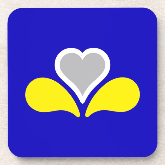 ベルギー・ドリンク・コースター州ブリュッセル国旗 コースター (正面)