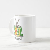 ベルギー,ハッセルトの紋章 コーヒーマグカップ (正面左)
