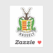 ベルギー，ハッセルトの紋章 シール (シート)