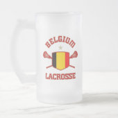 ベルギー フロストグラスビールジョッキ (左)