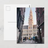 ベルギー，ブリュッセル，グランドプレイス ポストカード (正面/裏面)