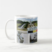 ベルギー – ブリュッセル –  コーヒーマグカップ (左)