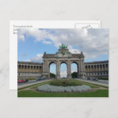 ベルギー,ブリュッセル,ジュビリー公園,凱旋門 ポストカード (正面/裏面)