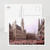 ベルギー – ブリュッセル – ラグランドプレイスデブリュッセル –  ポストカード (正面/裏面)