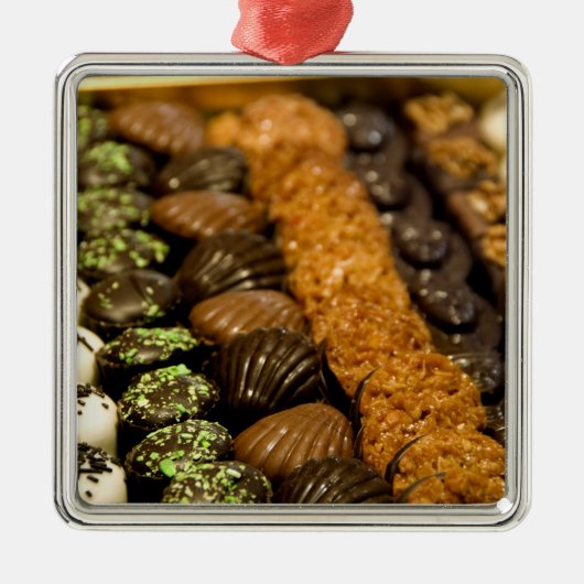 ベルギー、ブリュッセル。世界有名ベルギー メタルオーナメント (正面)