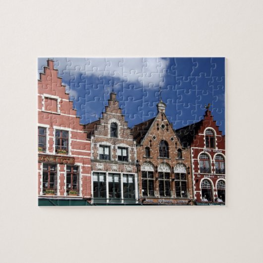 ベルギー、ブルッジ（別名Brug、Bruge）。ユネスコ2 ジグソーパズル (横)
