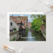 ベルギー、ブルージュ（ラベル） カード (正面/裏面インサイチュ)