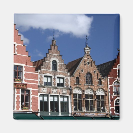 ベルギー、ブルージュ(別名ブルージュまたはブルージュ)。ユネスコ2 マグネット (正面)