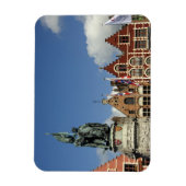 ベルギー、ブルージュ（別名ブルージュまたはブルージュ）。ユネスコ マグネット (縦)