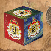 ベルギー、プレミアムフォトキューブ、ベルギーコート・オブ・アームズ フォトキューブ