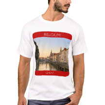ベルギー ヘントの旅Tシャツ