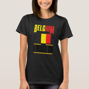 ベルギー・ベルギー国旗ベルギーが呼び出している Tシャツ