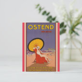 ベルギー・ベルギー・ヴィンテージ旅行ポスター ポストカード (スタンド正面)