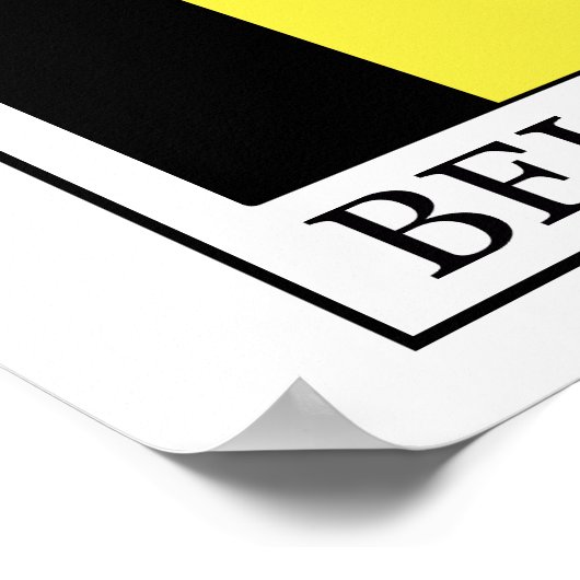 ベルギー ポスター (角)