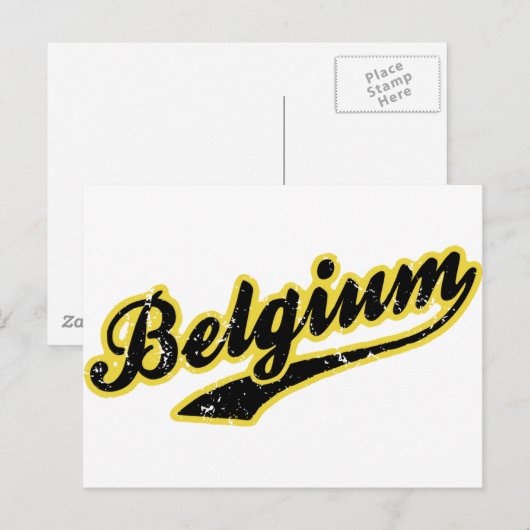 ベルギー ポストカード (正面/裏面)