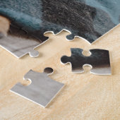 ベルギー・マリノワスボクサー |毛布の上の子犬の写真 ジグソーパズル (側面)