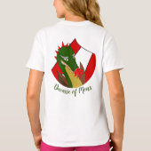 ベルギー モンス デュカッセ ドゥドゥ Tシャツ (裏面)