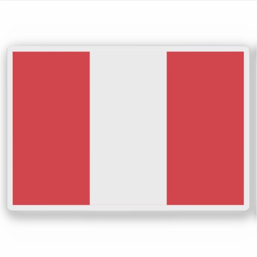 ベルギー・モンズ国旗 シール (正面)