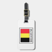 ベルギー ラゲッジタグ (正面縦)
