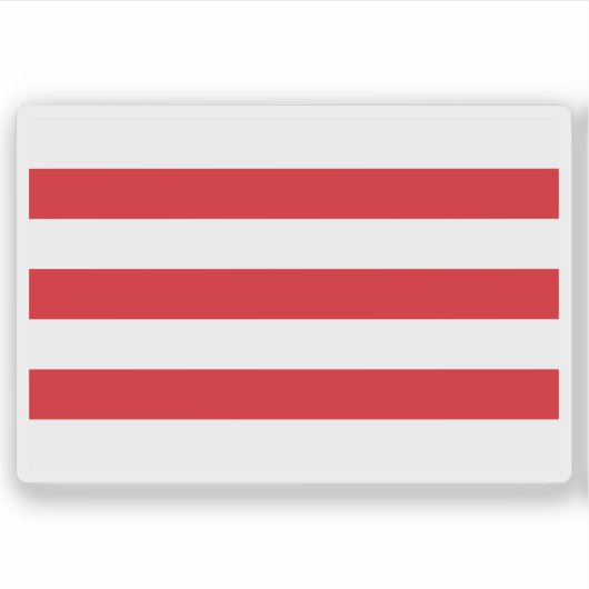 ベルギー・リエー国旗 シール (正面)