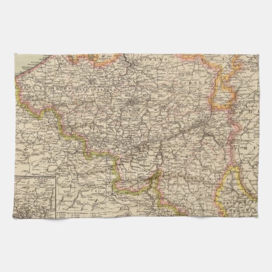 ベルギー、ルクセンブルク キッチンタオル (横)