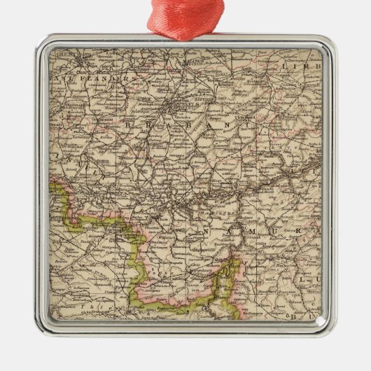 ベルギー、ルクセンブルク メタルオーナメント (正面)