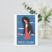 ベルギー、海岸 ポストカード (スタンド正面)