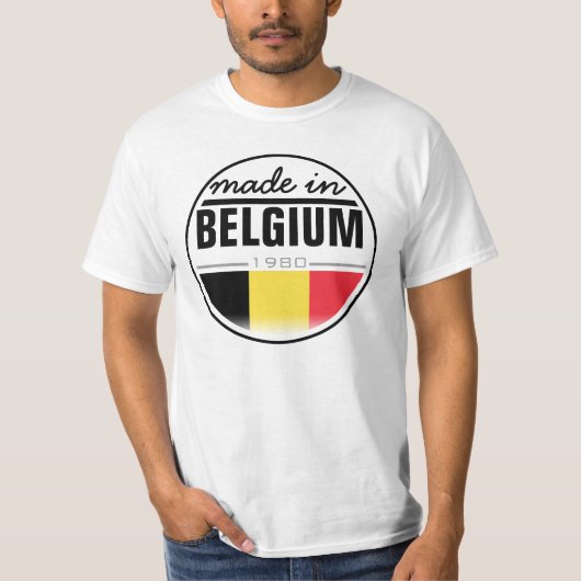 「ベルギー」製 Tシャツ (正面)