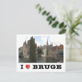 ベルギー – Bruges – 大好き –  ポストカード (スタンド正面)