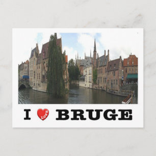 ベルギー – Bruges – 大好き – ポストカード