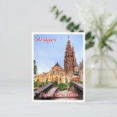 ベルギー – Bruges - L'Eglise Notre Dame - ポストカード (スタンド正面)