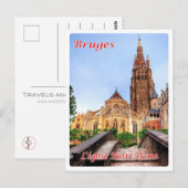 ベルギー – Bruges - L'Eglise Notre Dame - ポストカード (正面/裏面)