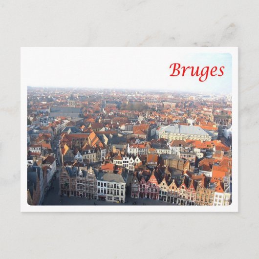 ベルギー – Bruges - Vue Du Beffroi - ポストカード (正面)