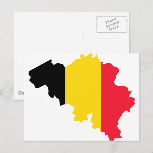 ベルギーBE ポストカード (正面/裏面)