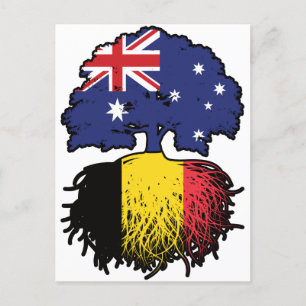 ベルギーBelgian Australian Australia Tree Roots ポストカード