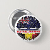 ベルギーBelgian Australian Australia Tree Roots 缶バッジ (正面&裏面)
