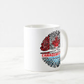 ベルギーBelgian Canada Tree Roots国旗 コーヒーマグカップ (正面右)