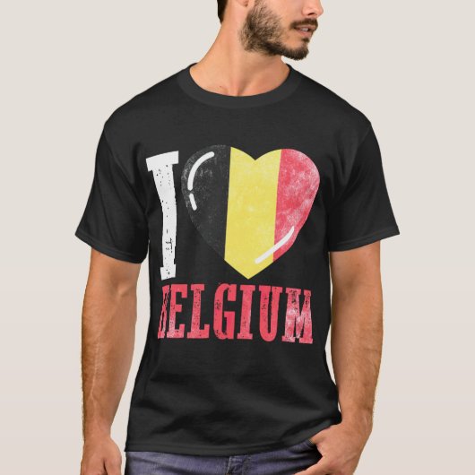 ベルギーI love Belgium Tシャツ (正面)