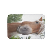 ベルギ荷車を引くー馬顔動物 バスマット (正面)