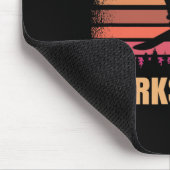 ベルクシャーレスマチェッツスノーボーディングアウトドアMa 80s マウスパッド (コーナー)