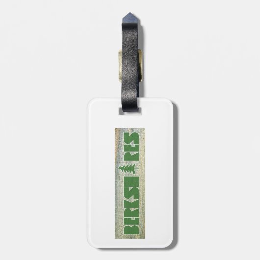 ベルクシャー ラゲッジタグ (裏面縦)