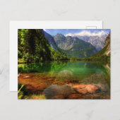 ベルクテッサーデン国立公園の山々（ドイツ） ポストカード (正面/裏面)