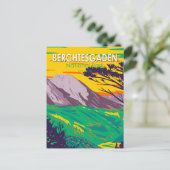 ベルクテッサーデン国立公園ドイツヴィンテージ ポストカード (スタンド正面)