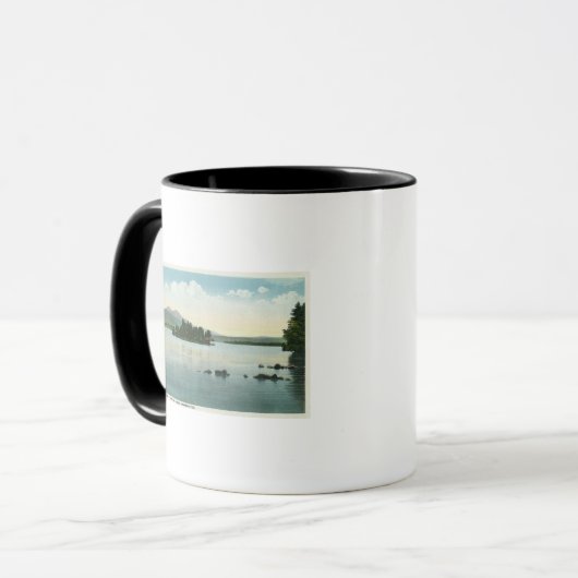ベルクナップ山脈の湖ビュー マグカップ (正面左)